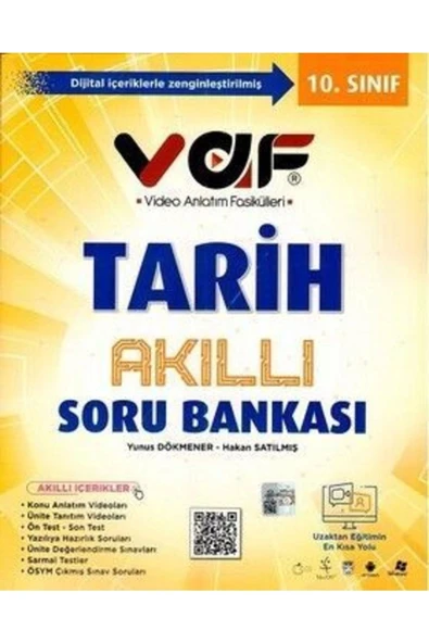 Vaf 10.Sınıf Tarih Akıllı Soru Bankası ürün görseli 1