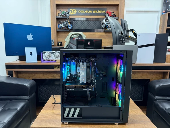 Dolgun Teknoloji AMD Ryzen 5-7500F 32GB 1TB RX9060XT 16GB Oyuncu Bilgisayarı ürün görseli 1