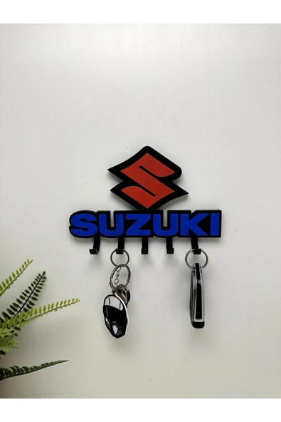 3D Baskı Dekoratif Suzukı Model Motorcu Anahtar Askılığı ürün görseli 1