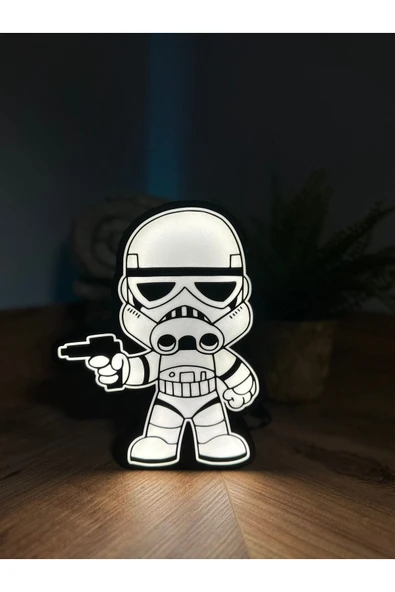 Darth Sidious Dekoratif Masa Üstü Led Lamba V3 - Resim 4