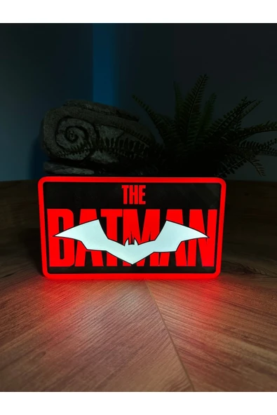 Butik Batman Dekoratif Masa Üstü Led Lamba - Resim 4