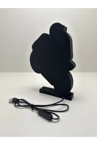 Butik Motorcu Dekoratif Led Lamba - Resim 5
