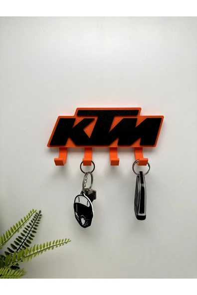 3D Baskı Dekoratif KTM Model Motorcu Anahtar Askılığı ürün görseli 1