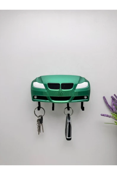 3D Baskı Dekoratif BMW E90 M Model Tasarımlı Anahtar Askılığı ürün görseli 1
