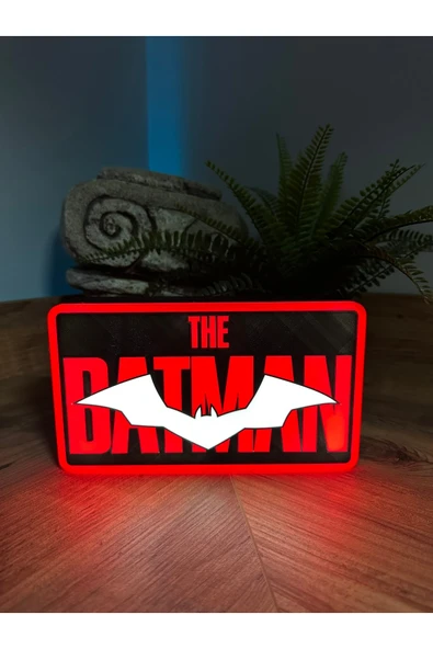 Butik Batman Dekoratif Masa Üstü Led Lamba - Resim 3