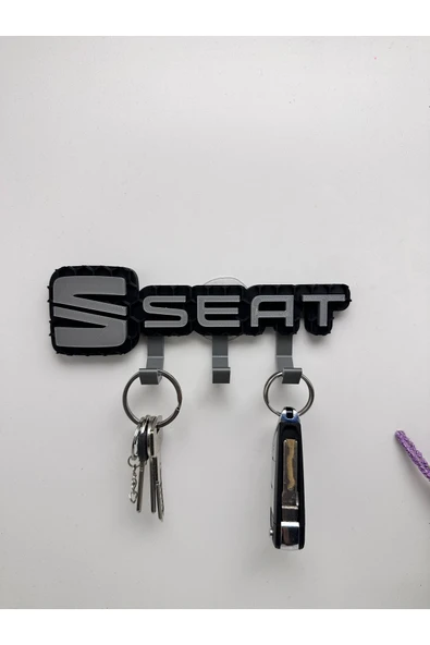 3D Baskı Dekoratif Seat Logo Model Anahtar Askılığı ürün görseli 1