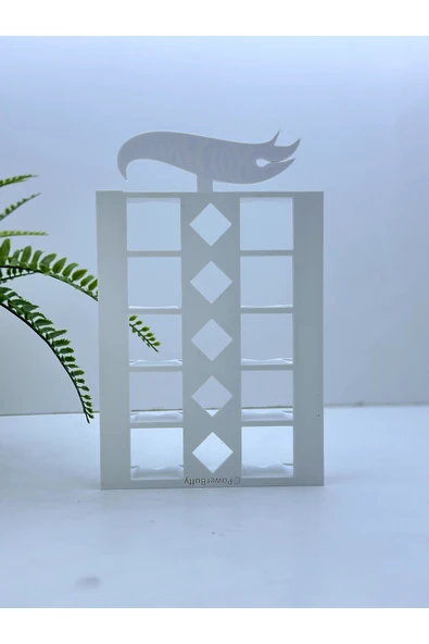 3D Baskı 1/64 Ölçekli Araç Sergileme Rafı - Resim 4