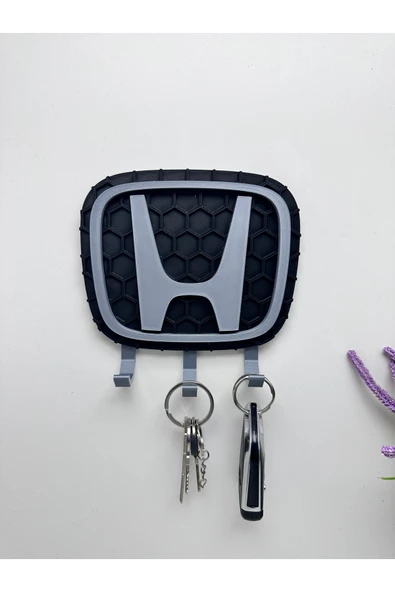 3D Baskı Dekoratif Honda Logo Model Anahtar Askılığı ürün görseli 1