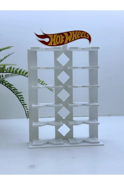 3D Baskı 1/64 Ölçekli Araç Sergileme Rafı - Resim 2