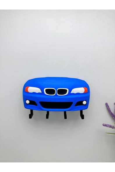 3D Baskı Dekoratif BMW E46 Model Tasarımlı Anahtar Askılığı ürün görseli 1