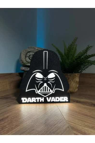 Darth Vader Dekoratif Masa Üstü Led Lamba - Resim 4