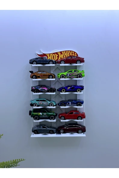 3D Baskı 1/64 Ölçekli Araç Sergileme Rafı - Resim 8