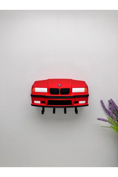 3D Baskı Dekoratif BMW E36 Model Tasarımlı Anahtar Askılığı ürün görseli 1