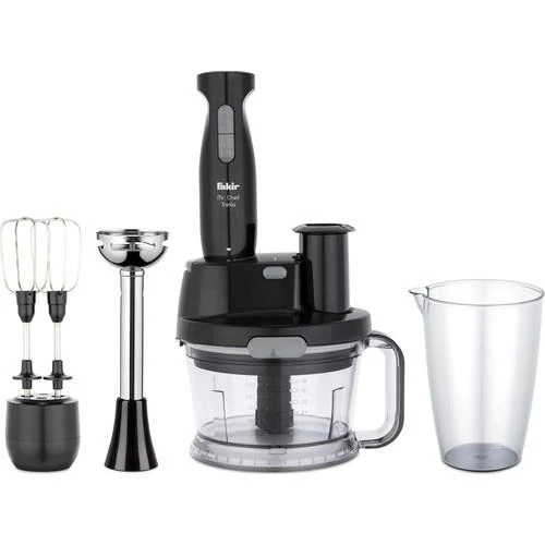 Fakir Mr. Chef Trella 1000 W Blender Seti - Siyah ürün görseli 1