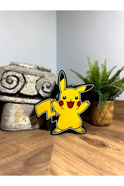 Butik Pikachu Pokemon Dekoratif Led Lamba ürün görseli 1