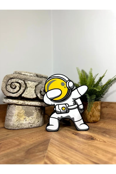 Butik Astronot Dekoratif Masa Üstü Led Lamba ürün görseli 1