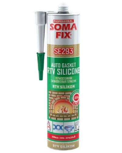 Somafix Rtv Yüksek Isı Silikonu Sıvı Conta Kırmızı 280gr ürün görseli 1