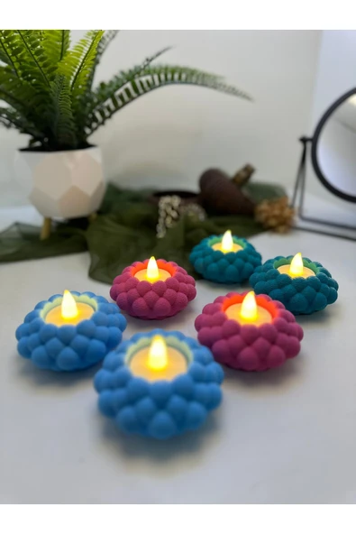 Butik Mumluk Bubble Şekilli 3'lü Set 3d Baskı ürün görseli 1