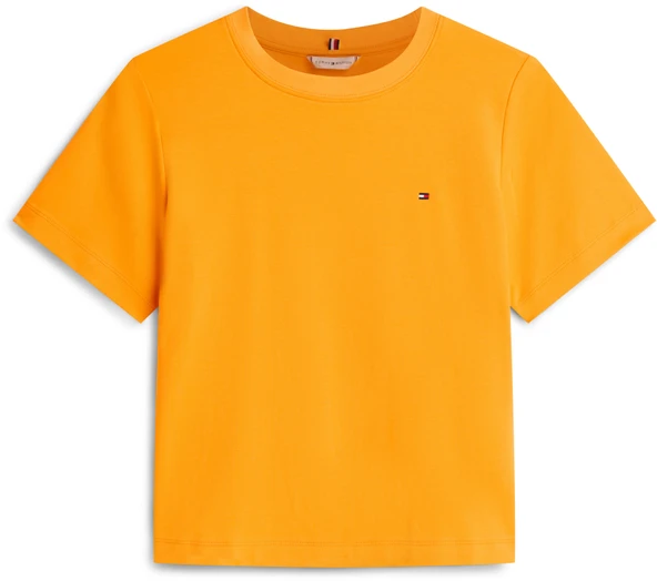 Tommy Hilfiger   INTERLOCK BOXY C-NK SS TEE Kadın Turuncu T-Shirt - WW0WW49646 ürün görseli 1