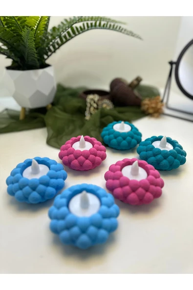 Butik Mumluk Bubble Şekilli 3'lü Set 3d Baskı - Resim 2