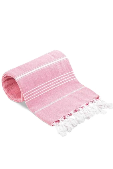 Summer Wind Soft %100 Pamuk Peştemal 100x180 cm Pembe ürün görseli 1
