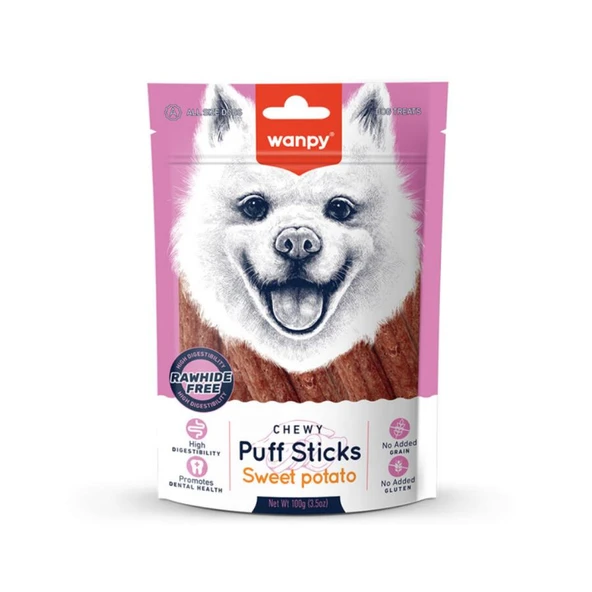 Wanpy Tahılsız Tatlı Patatesli Köpek Çiğneme Ödülü 100 Gr ürün görseli 1