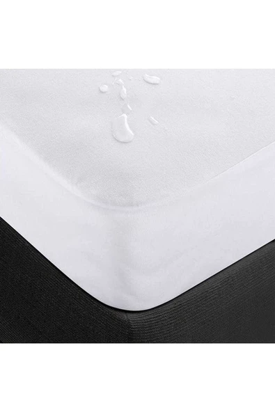 100X200 Sıvı Geçirmez Tek Kişilik Alez Pamuklu Fitted ürün görseli 1