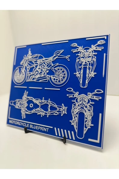 Butik 3D Baskı Motorcu Tablo V2 - Resim 2