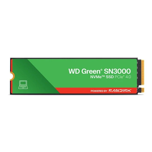 Western Digital Green SN3000 WDS500G4G0E PCI-Express 4.0 500 GB M.2 SSD ürün görseli 1