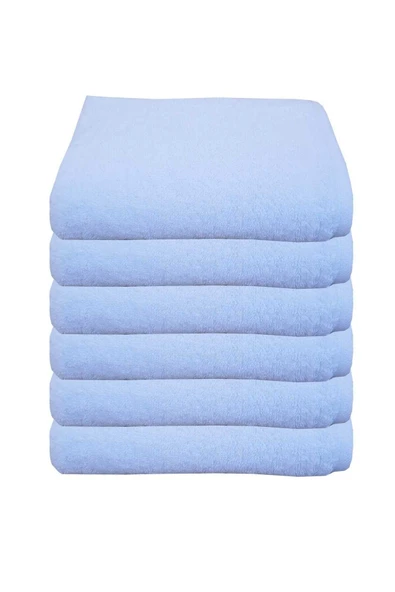 6 lı Otel Havlusu 100 Pamuklu Beyaz El Havlusu 50x90 Cm ürün görseli 1