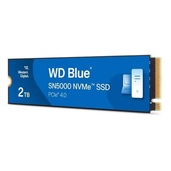 Western Digital Blue SN5000 WDS200T4B0E PCI-Express 4.0 2 TB M.2 SSD ürün görseli 1