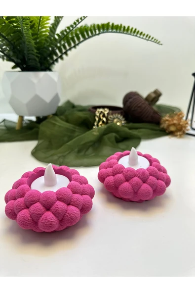 Butik Mumluk Bubble Şekilli 2'li 3d Baskı - Resim 4