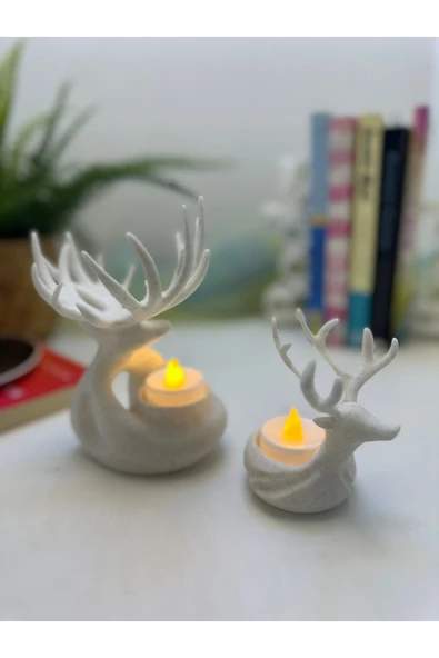 Butik Mumluk  Geğik Tasarımlı 2'li 3d Baskı - Resim 3