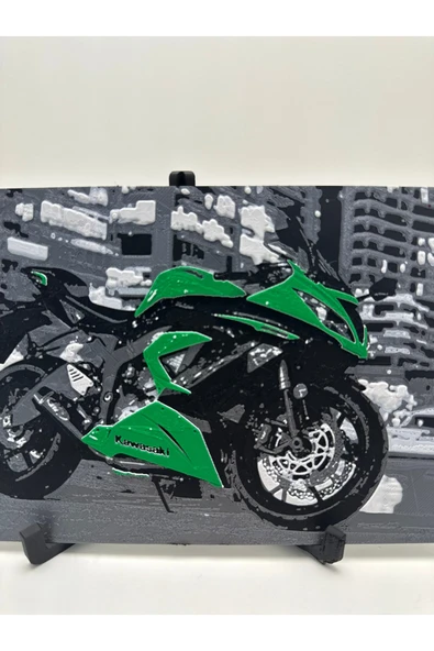 Butik 3D Baskı Motorcu Tablo V5 - Resim 5