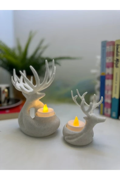 Butik Mumluk  Geğik Tasarımlı 2'li 3d Baskı - Resim 2