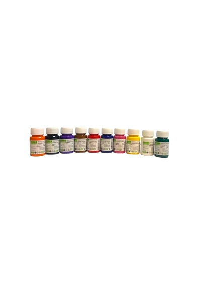 Kumaş Boyası 10 Renk 25 ml. - Resim 2