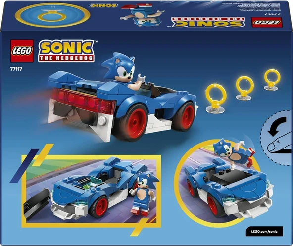 LEGO Sonic the Hedgehog Sonic: Şimşek Araba 77117 - Resim 5