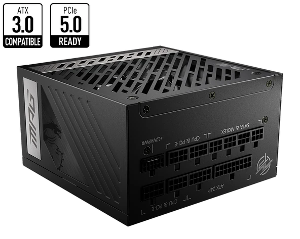 MSI MPG A1000G PCIE5 1000W 80+ GOLD POWER SUPPLY ürün görseli 1
