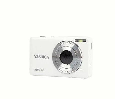 Yashica Digipix 100 Beyaz Dijital Fotoğraf Makinesi ürün görseli 1