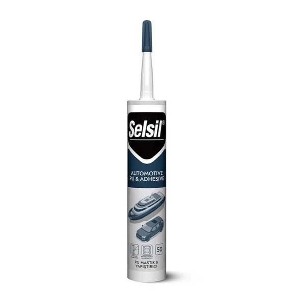 Selsil Poliüretan Mastik Gri 280Ml. ürün görseli 1