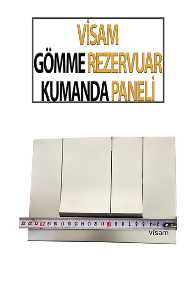 Visam Gömme Rezervuar Kumanda Paneli - Resim 2