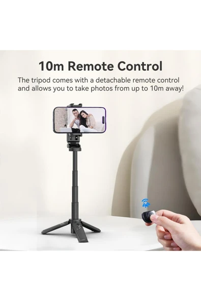 ulanzi JJ02 Extendable Telefon Tripod Siyah - Resim 8