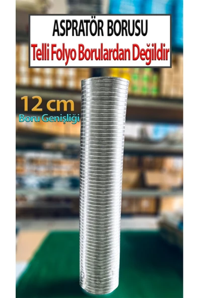 Aspiratör Borusu 3 Mt (Telli ve folyolu Aspiratör borulardan değildir.) ürün görseli 1