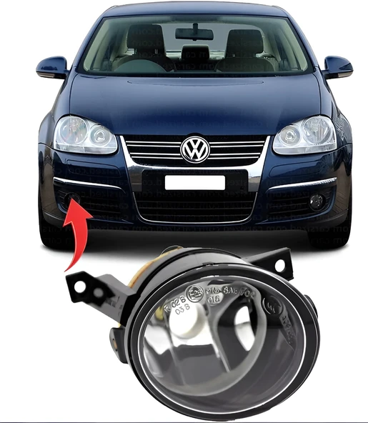 Vw Jetta Amarok Scirocco Sağ Sis Farı 2006-2014 1T0941700D ürün görseli 1