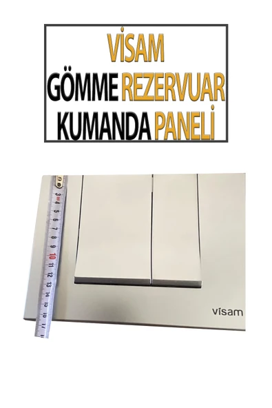 Visam Gömme Rezervuar Kumanda Paneli - Resim 3
