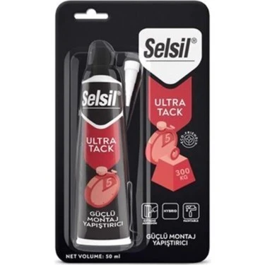 Selsil Ultra Tack Güçlü Montaj Yapıştırıcı 60 ML ürün görseli 1