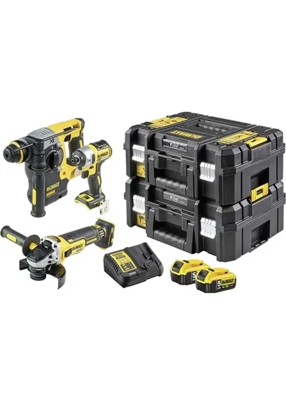 DEWALT DCK305P2T-QW 18V XR Lİ-ON 3PC KİT ürün görseli 1