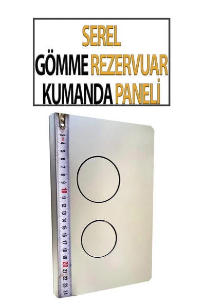 Serel Gömme Rezervuar Kumanda Paneli - Resim 3