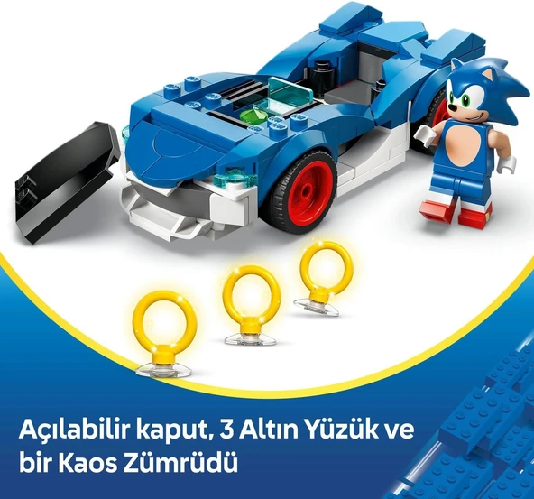 LEGO Sonic the Hedgehog Sonic: Şimşek Araba 77117 - Resim 2