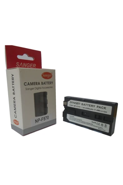 SANGER Küçük Boy Sony Np-f550 Batarya, F570 Batarya, Pil ürün görseli 1